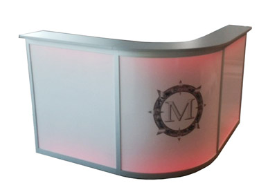 Leuchttheke Maistradt mit RGB Beleuchtung