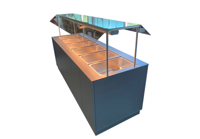 kühltheke Warmtheke Bain Marie Cateringtheke Speise